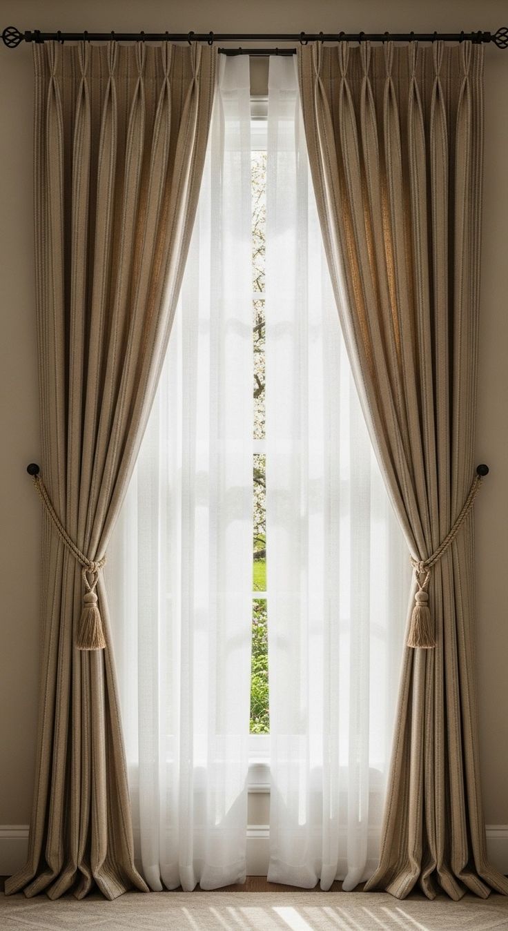 Printed Window Curtains