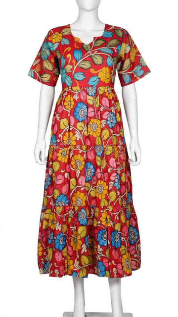 PENKALAMKARI STYLE GOWNS