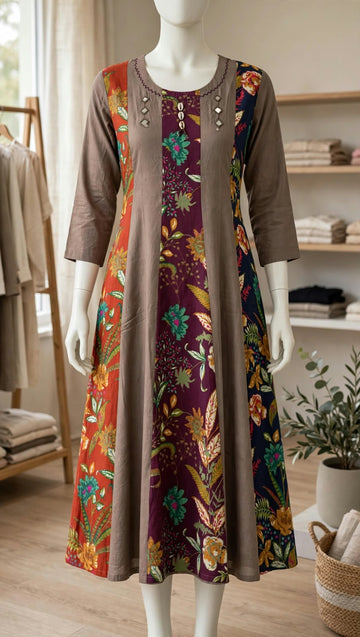 DOBBY COTTON FROCK