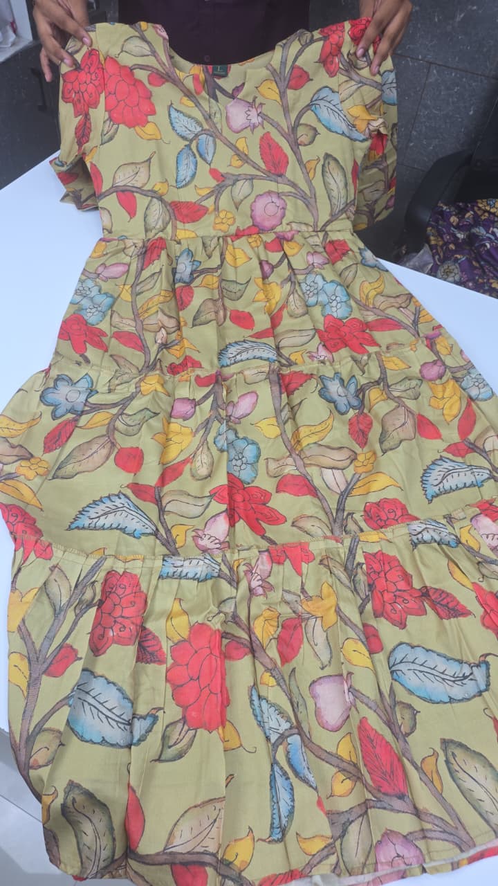 PENKALAMKARI STYLE GOWNS