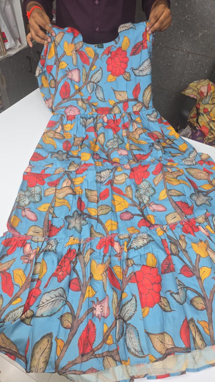 PENKALAMKARI STYLE GOWNS