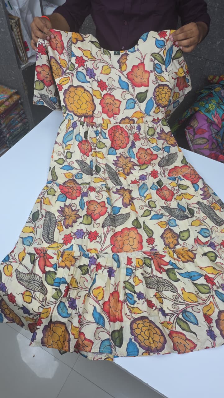 PENKALAMKARI STYLE GOWNS