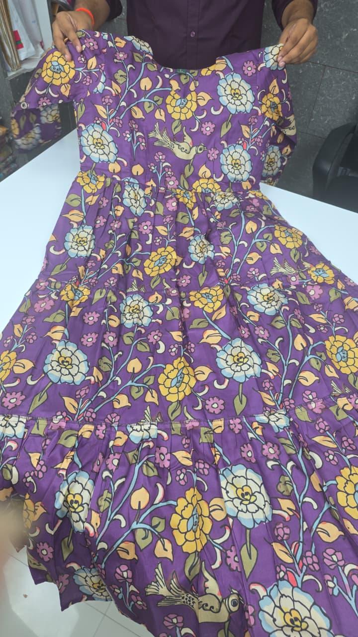 PENKALAMKARI STYLE GOWNS