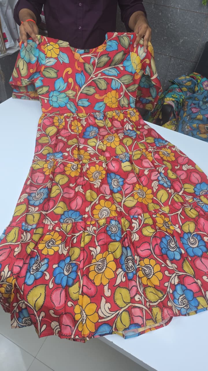 PENKALAMKARI STYLE GOWNS