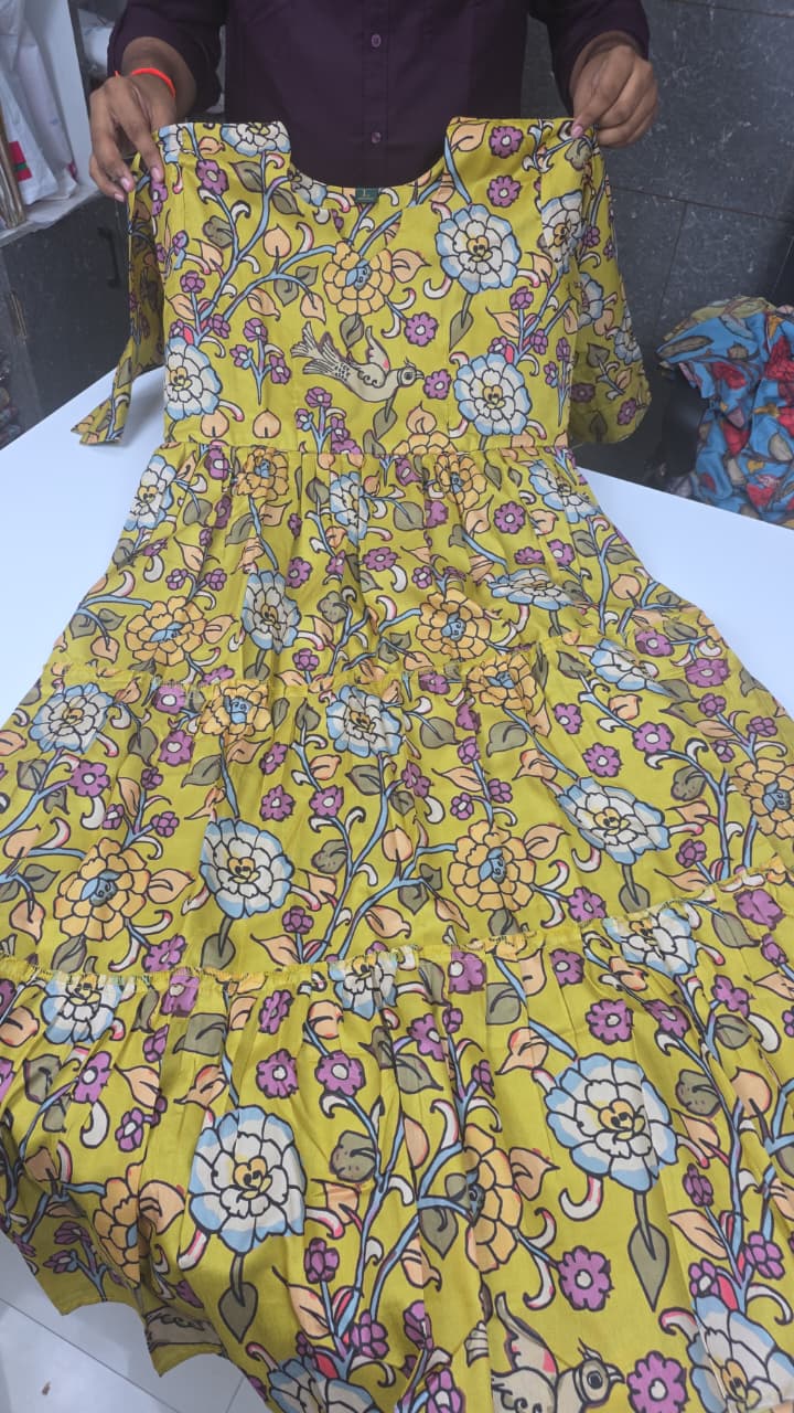 PENKALAMKARI STYLE GOWNS