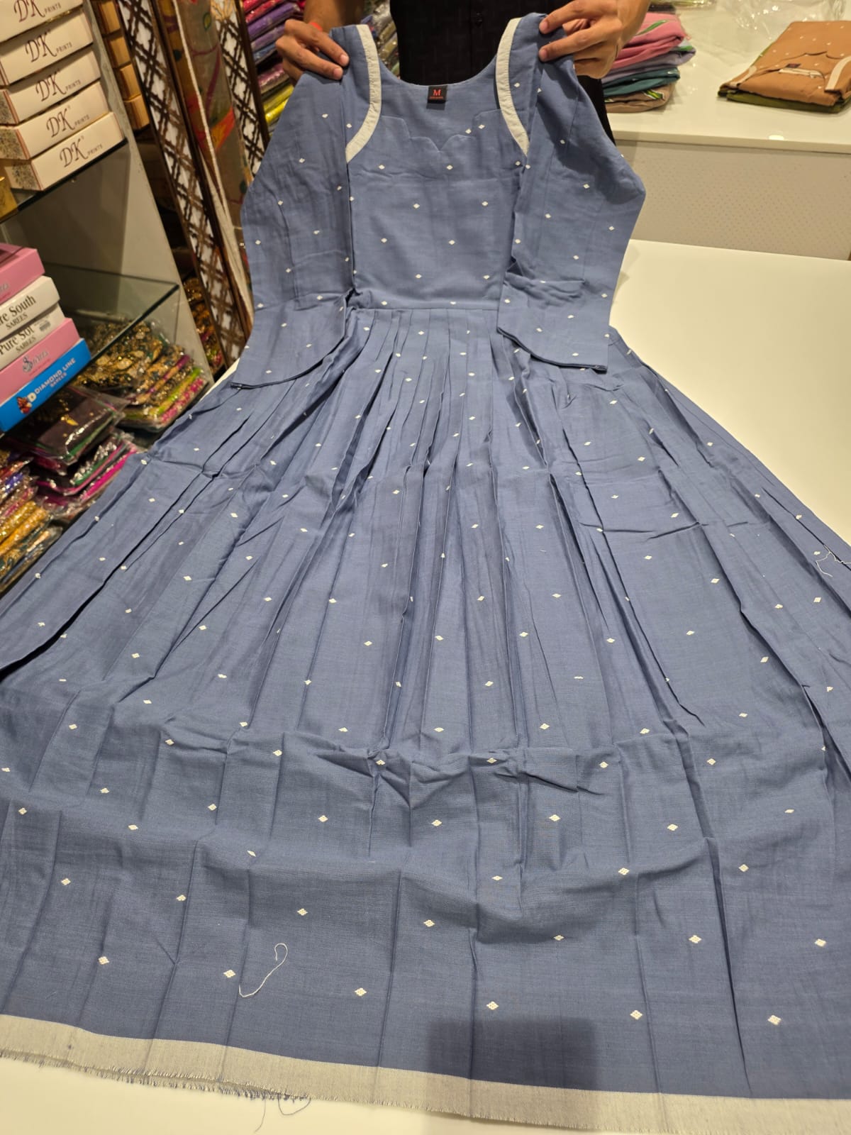 JAMDANI COTTON GOWN