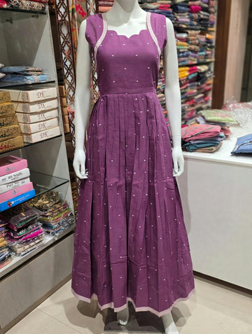 JAMDANI COTTON GOWN