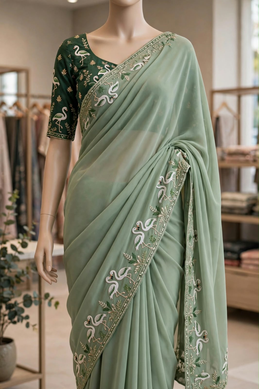 THREAD WORK DESIGNER SAREE