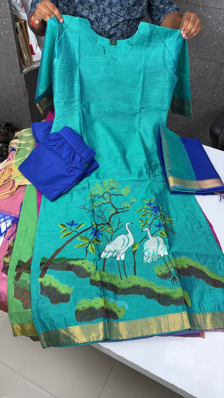 RAW SILK 3PIECE SET
