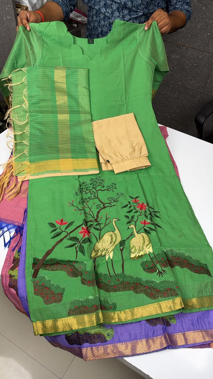 RAW SILK 3PIECE SET