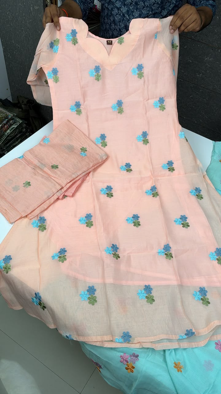 MUL CHANDERI 3 PIECE SET