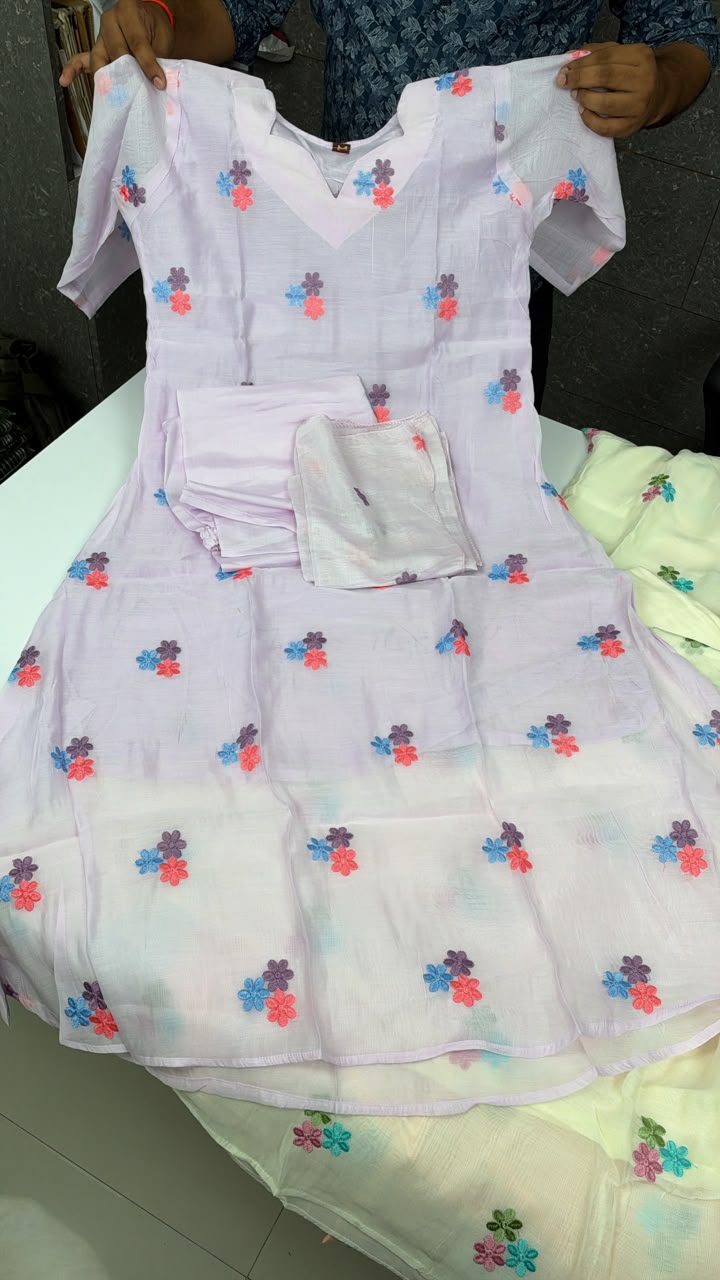 MUL CHANDERI 3 PIECE SET